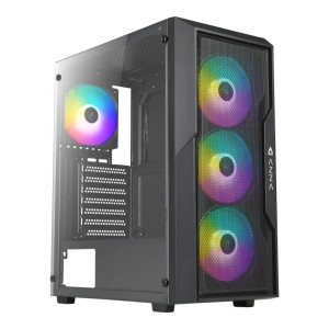 Gabinete Gamer Azza Fighter Csaz-290 Ventana Vidrio Templado