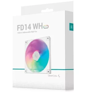Fan DeepCool FD14 ARGB blanco