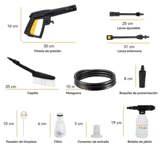 Hidrolavadora Kingsman Port 1800w