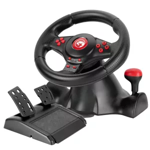 Volante Marvo Gt-903 Pc Ps4 Ps3 Xbox Switch Black