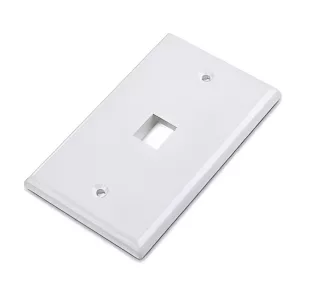 Plaqueta RJ45 NRG+ 1 puerto blanca