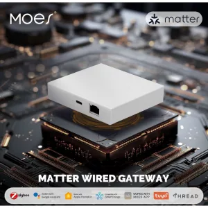 Domótica Moes MZHUB Hub Zigbee Matter Tuya WiFi Ga