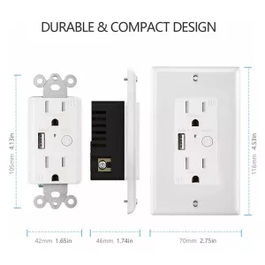 Enchufe De Pared Wifi Tuya Smart