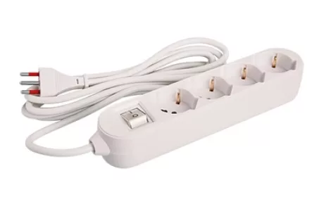 Alargue 3 metros 4xschuko a ficha 3L Conatel