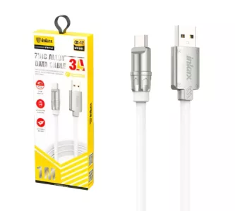 Cable Inkax USB-C 3a 1m silver