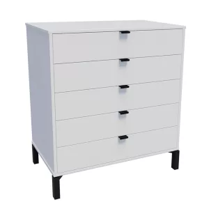 Cómoda Marden de 5 cajones Vertical/ Blanco
