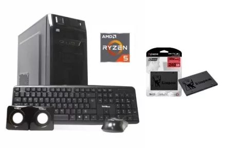 Equipo nuevo AMD Ryzen 5 + disco SSD de 240gb