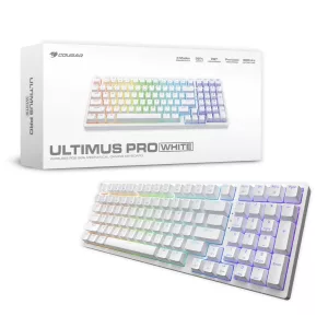 Teclado Cougar Ultimus Pro White Ingles