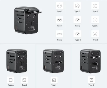 Cargador / Adaptador Universal Unitek 65W