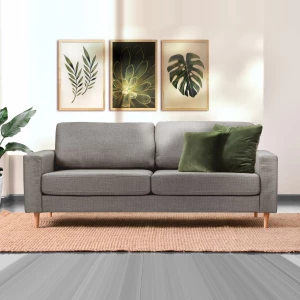 Sofá Lineal Tokio 3cp / Gris