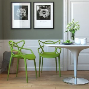 Silla Loop Apilable Verde