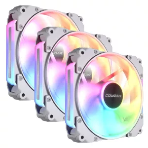 Fan Cougar Apolar 120 Reverso Argb White (x3 Pack)