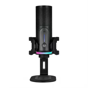 MICROFONO STREAMPLIFY AEROCOOL MIC PRO-192-RGB-ST-BK CON LUCES LED RGB NEGRO SPMC-MP3C327.11