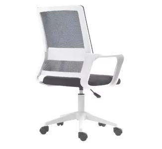 Silla de oficina Ryan gris/blanco