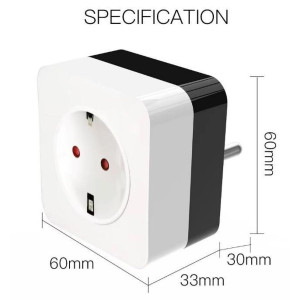 Enchufe Wifi Para AC 16a Tuya Smart