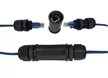 Adaptador Cupla RJ-45 hembra/hembra exterior