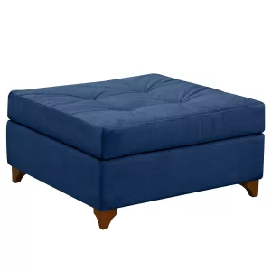 Puff Otomano Qatar Azul