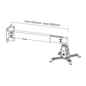 Soporte de pared para proyector