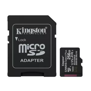 Tarjeta de memoria Kingston 256gb Micro SD Canvas Select Plus Gen 3