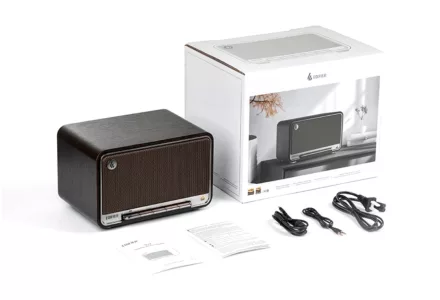 Parlante Portátil Edffier D32 Retro Madera bluetooth