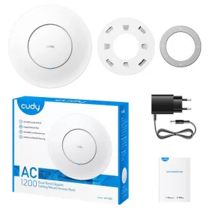 Access Point Cudy Wifi Ac1200 Con Adaptador CC