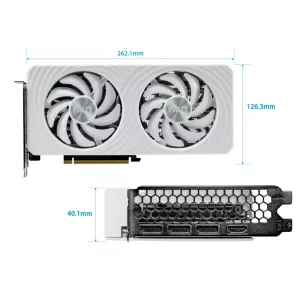 Tarjeta Palit Rtx 5060 White Oc 8gb Gddr7