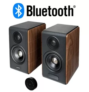 Parlantes Edifier 2.0 S880 MKII Bluetooth nogal