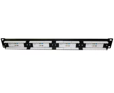Patchera 24 puertos cat 5e para rack