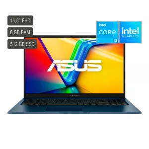 Notebook Asus Vivobook 15,6'' Core I3 8gb 512gb Win11