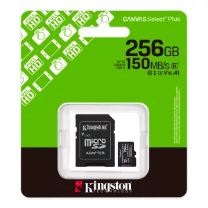 Memoria Micro Sd Kingston Sdcs3/256gb 150mb/s