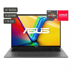 Notebook Asus Vivobook 16'' Ryzen 9 16gb 1tb Win11