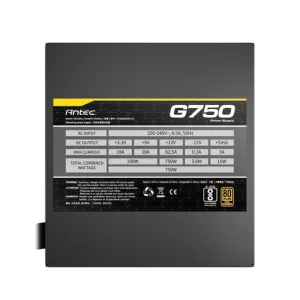 FUENTE 80 PLUS ANTEC 750 G