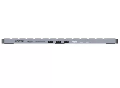 Teclado con HUB USB-C Unitek 9 en 1 PD 100W