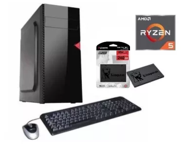 Equipo nuevo AMD Ryzen 5 + disco SSD de 240gb