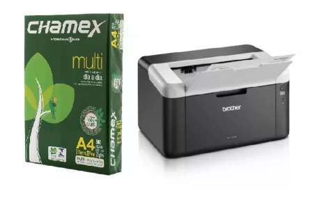 Impresora Brother Laser HL-1212W + resma A4