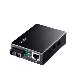 Convertidor Cudy Ethernet Monomodo Gigabit Poe