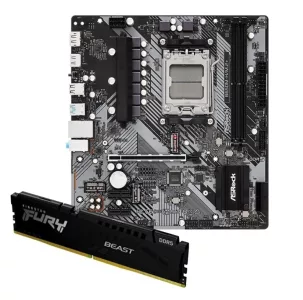 Combo Mother Asrock B650M-H + Memoria Kingston DDR5 16GB