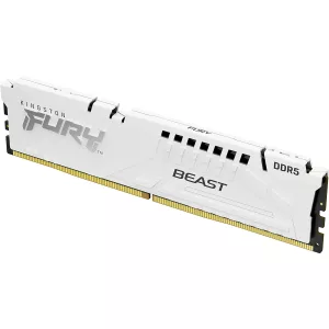 Kingston FURY Beast - DDR5 - módulo - 16 GB - DIMM de 288 contactos - 5600 MHz / PC5-44800 - CL36 - 1.25 V - sin búfer - on-die ECC - blanco