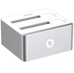 Dock Station Unitek doble bahía para Discos 2.5