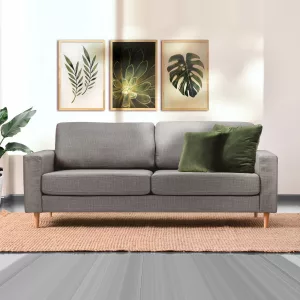 Sofá Lineal Tokio 3cp / Gris