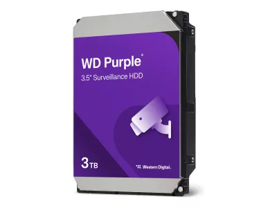 WD Purple WD33PURZ - Disco duro - 3 TB - vigilancia - interno - 3.5