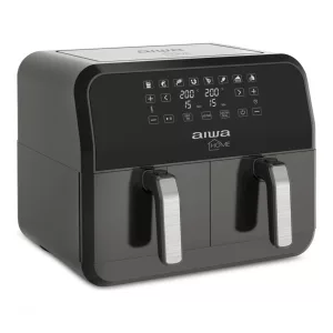 Freidora Sin Aceite Aiwa Haft8003 200°c 8L Dos Canastos