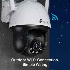 Cámara Seguridad Ext Tp-Link Vigi C540 360° Wi-Fi Color Día Noche 2K 4mp