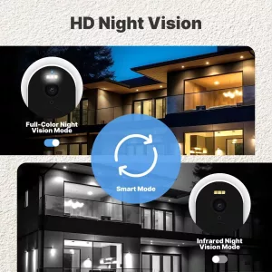 Cámara Moes 4MP WiFi panel Solar WCM-S24-S Tuya