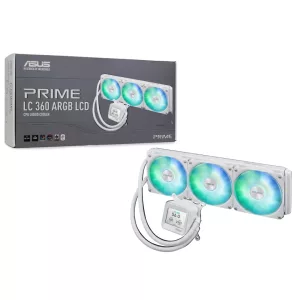 Cooler Liquido Asus Prime LC 360 ARGB blanco