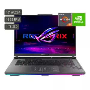 Notebook Gamer Asus Rog 16'' Ryzen 9 16gb 1tb Rtx5060