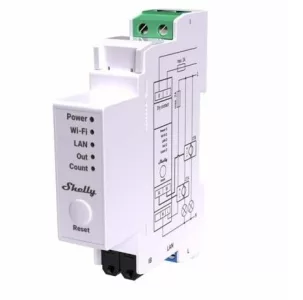 Medidor monofasico Shelly Pro EM-50 PM Wi-fi DIN