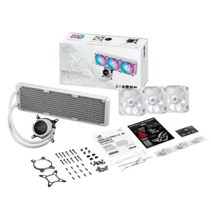 Cooler Liquido Asus ROG Strix LC III 360 ARGB blanco