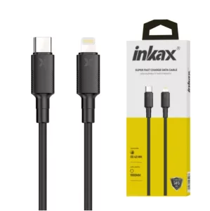 Cable Inkax Tipo C - Lightning 3.1A negro