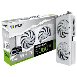 Tarjeta Palit Geforce Rtx 5060ti White 8gb Gddr7